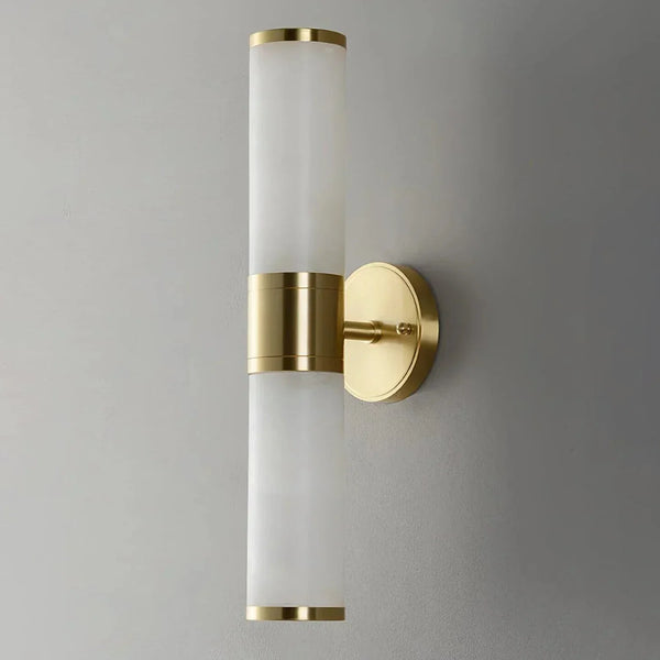 Cylindrical Lampatrin Alabaster Wall Lamp