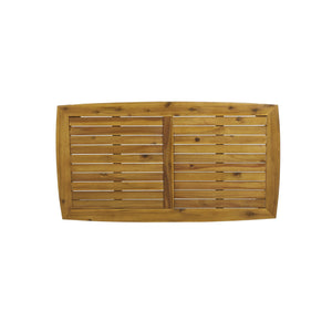 4-Pieces Acacia Wood Patio Furniture Set with Cushions - view 18