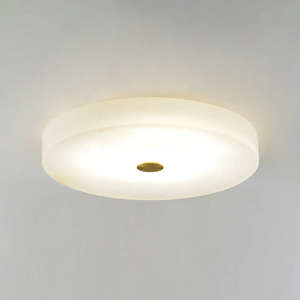 Disc Shaped Sophie Alabaster Ceiling Lamp