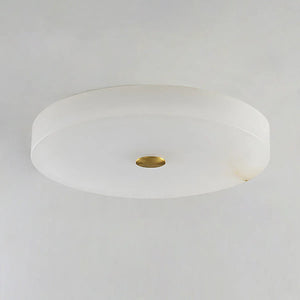 Disc Shaped Sophie Alabaster Ceiling Lamp