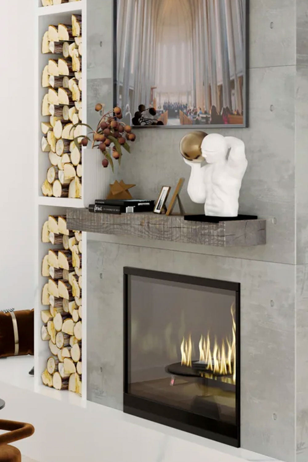 Fireplace Mantel Shelf – JNMRustics