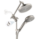 Dual Shower Head with Adjustable Extension Arm, 3-Way Diverter and Hose - view 16