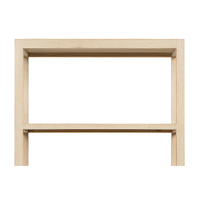 Ellis 71' Reclaimed Wood 5-Shelf Open Frame Bookcase - lifestyle photo