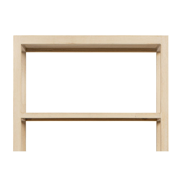 Ellis 71' Reclaimed Wood 5-Shelf Open Frame Bookcase - lifestyle photo
