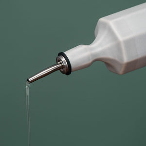 Elixir Porcelain Olive Oil Dispenser - close-up