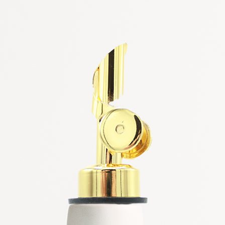 Elixir Porcelain Olive Oil Dispenser - in use