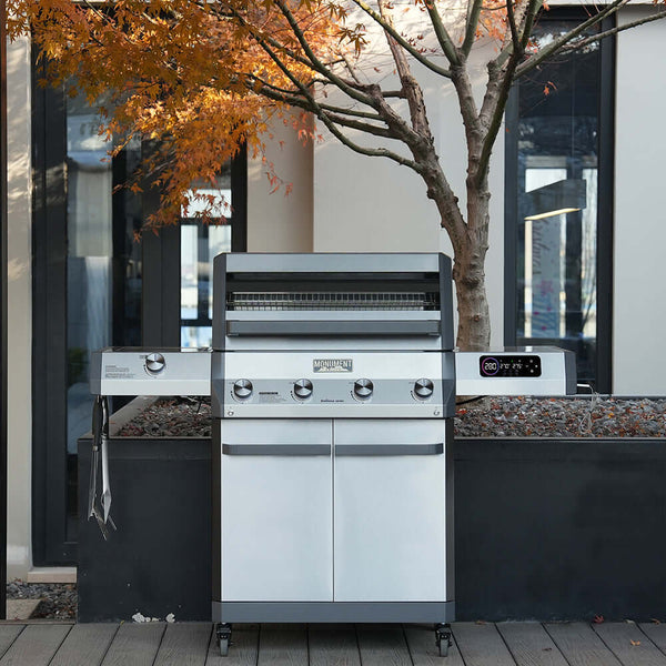 Eminence 405 | Chic Clearview® Smart Stainless Gas Grill - front view