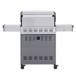 Eminence 405 | Chic Clearview® Smart Stainless Gas Grill - side view
