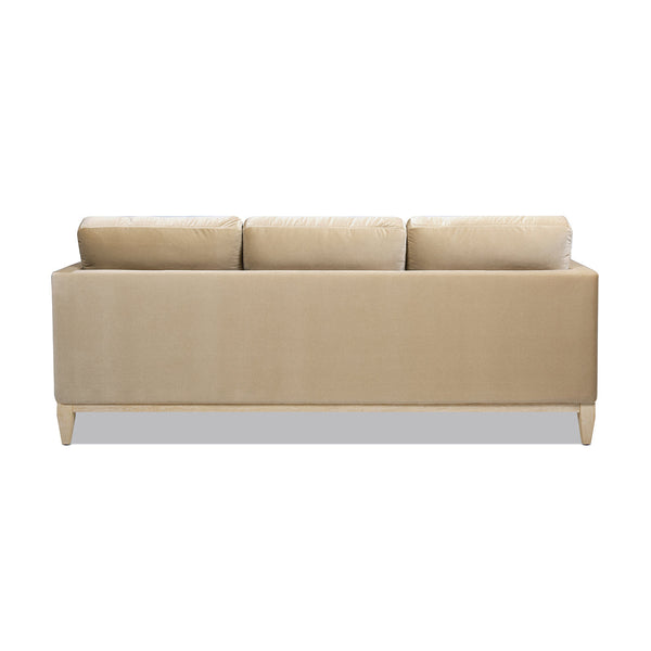 Knox 84' Modern Farmhouse Sofa, Fawn Brown Performance Velvet - side view