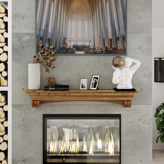French Corbel Fireplace Mantel