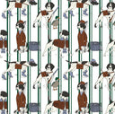 Edmund Wallpaper by Painted Hawk Design