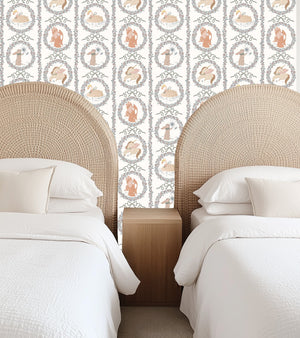 Layce Wallpaper by Painted Hawk Design