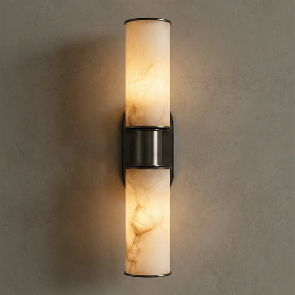 Harlyn Alabaster 2-Light Wall Sconce