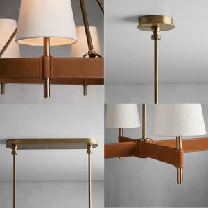 Hastings Leather Chandelier