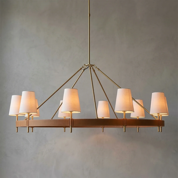 Hastings Leather Chandelier