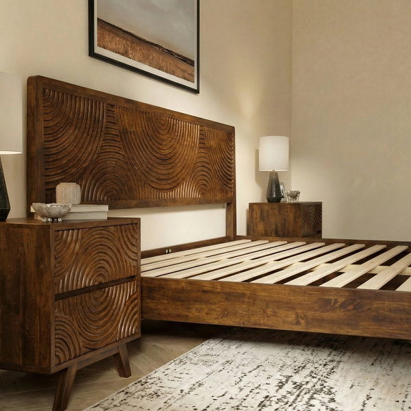 Harmony Solid Wood Bed Frame