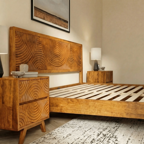 Harmony Solid Wood Bed Frame