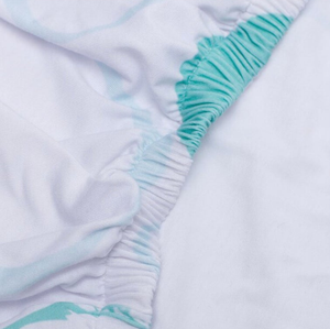 Abstract Peach Diamond Patterns - Minky / Jersey Crib Sheets