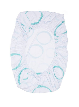 Abstract Peach Diamond Patterns - Minky / Jersey Crib Sheets