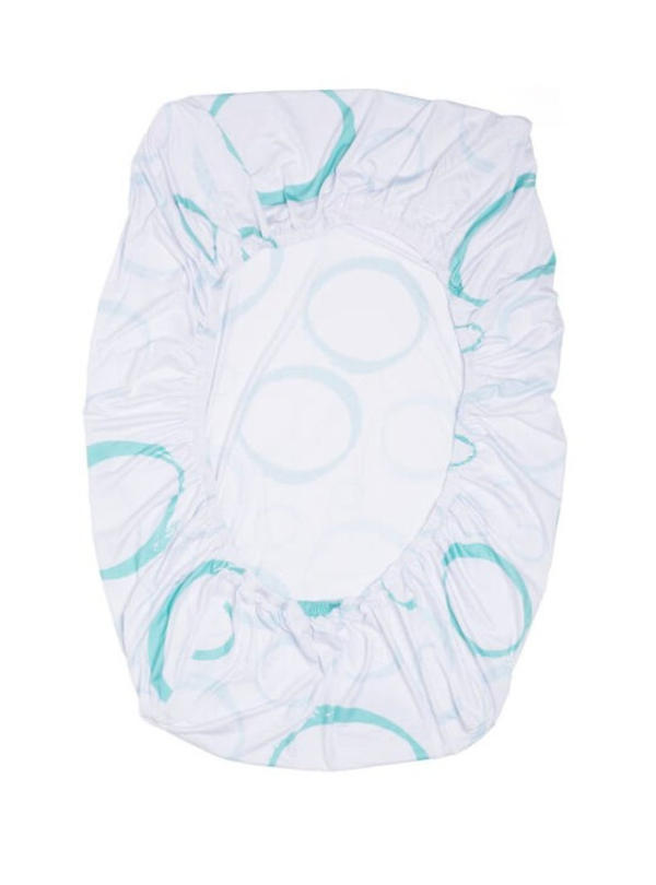 Abstract Peach Diamond Patterns - Minky / Jersey Crib Sheets