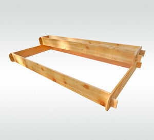 Timberlane Gardens Raised Garden Bed Kit 2 Tiered (1x6 3x6) Select Cedar - front view