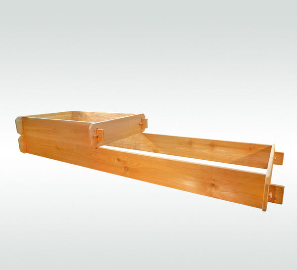 Timberlane Gardens Raised Garden Bed Kit 2 Tiered (2x3 2x6) Select Cedar - side view