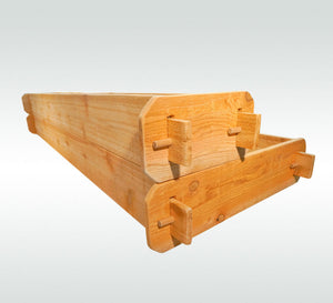 Timberlane Gardens Raised Garden Bed Kit 2 Tiered (1x6 2x6) Select Cedar - side view