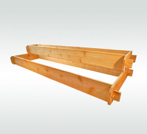 Timberlane Gardens Raised Garden Bed Kit 2 Tiered (1x6 2x6) Select Cedar - lifestyle photo