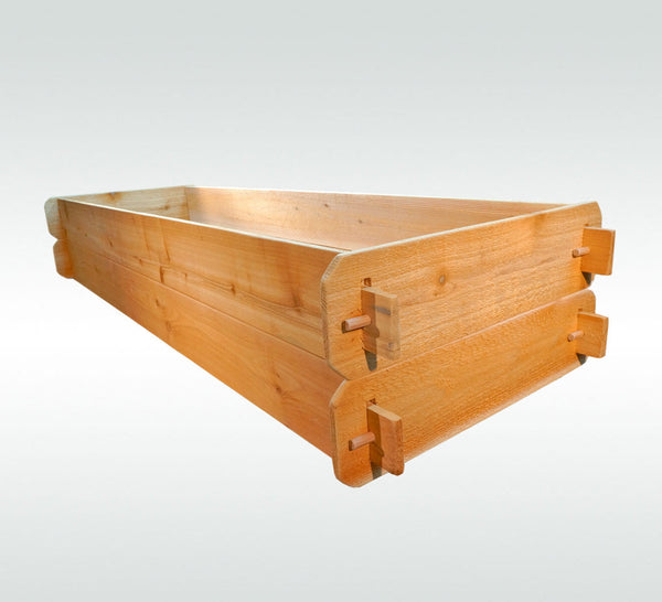Timberlane Gardens Raised Garden Bed Kit Double Deep (Two 2x6) Select Cedar - detail view