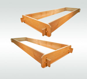 Timberlane Gardens Raised Garden Bed Kit Double Deep (Two 2x6) Select Cedar - lifestyle photo