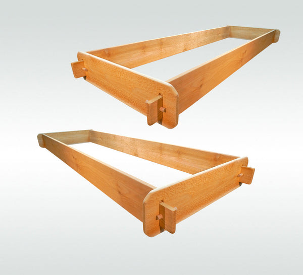Timberlane Gardens Raised Garden Bed Kit Double Deep (Two 2x6) Select Cedar - lifestyle photo