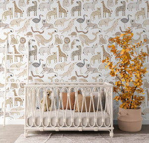 Alphabet Wallpaper - Nursery Wall Decor Wallpapers