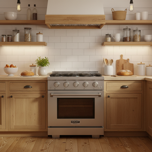 Kucht 30' Freestanding Professional Gas Range KFX3000X-S - front view