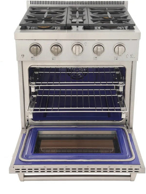 Kucht 30' Freestanding Professional Gas Range KFX3000X-S - in use