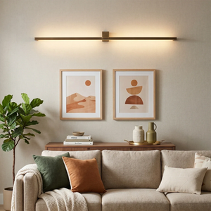 Kivana Brass Linear LED Wall Sconce