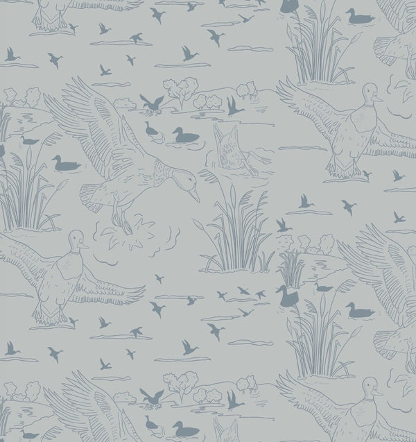 Wallace Wallpaper by Painted Hawk Design