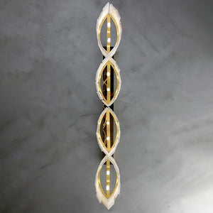 Linear Alabaster Panel Pendant Lamp