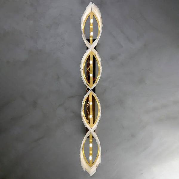 Linear Alabaster Panel Pendant Lamp