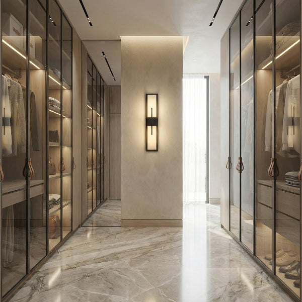 Modern Alabaster Linear Wall Sconce