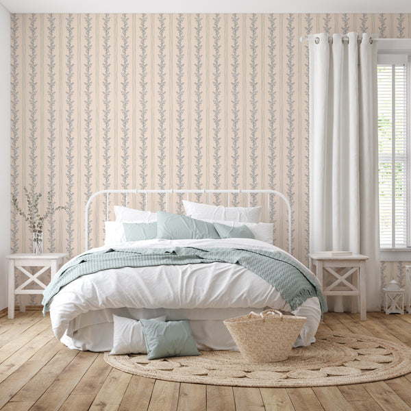 Janie Wallpaper by Astrid Blanchard