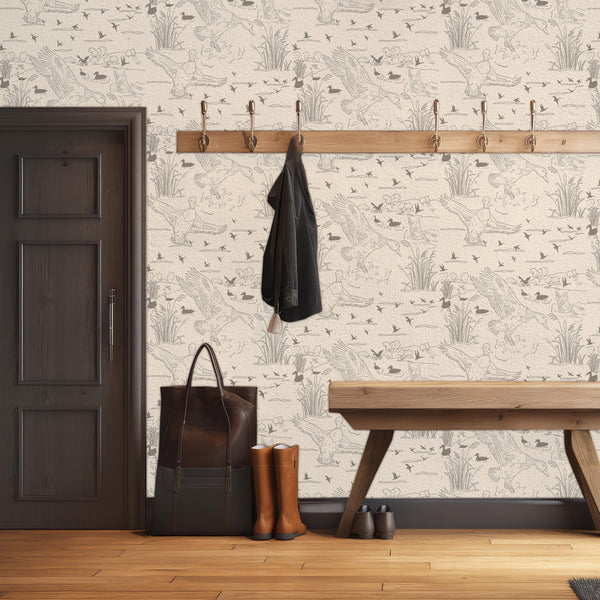 Wallace Wallpaper by Painted Hawk Design
