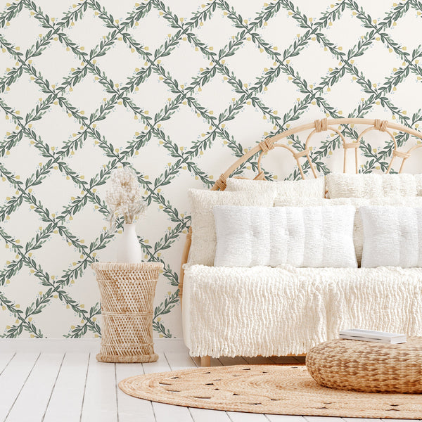 Nyla Wallpaper by Jackie Jean Design