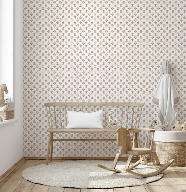 Laina Wallpaper by Quirky Paisley Designs
