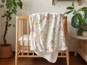 Baby Dogs - Vintage Baby Blanket