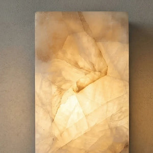 Rectangular Alabaster Wall Light