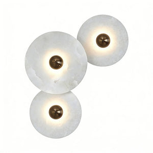 Round Alabaster Wall Lamp