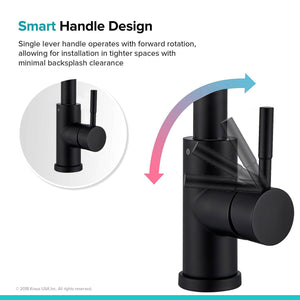 Matte Black Or Brushed Gold Pull Out Spray Kitchen Sink Faucet - close-up