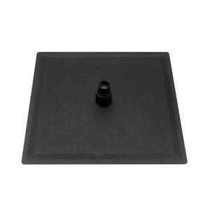 Matte Black Wall Mounted Rainfall Shower Faucet Dual Function with Pressure Balance Rough-In Valve - view 11