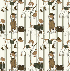 Edmund Wallpaper by Painted Hawk Design