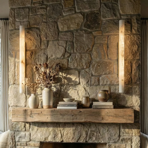 Selene Alabaster Column Sconce